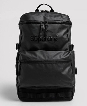 Superdry Commuter Tarp Férfi Hátizsák Fekete | CMIET9215